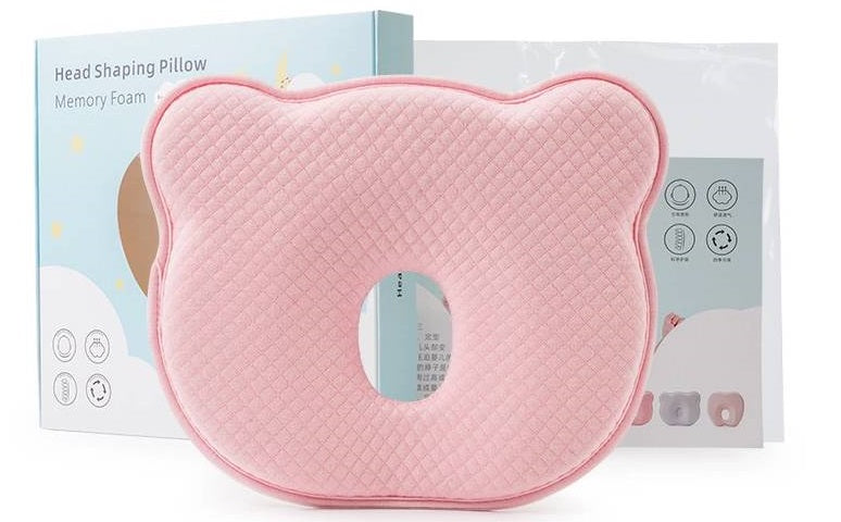 Almohada prevención Cabeza plana para bebes